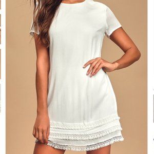 White Shift Dress